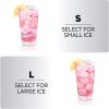 Igloo Máquina automática portátil eléctrica para hacer hielo en la encimera, 26 libras en 24 horas, 9 cubitos de hielo listos en 7 minutos, con pala de hielo y cesta, perfecta para botellas de agua, bebidas mixtas, fiestas - Imagen 4