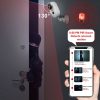 Cámara de seguridad para exteriores, 1080P HD, inalámbrica, recargable, con batería, WiFi, cámara de vigilancia para el Home & Kitchen con impermeable, visión nocturna, detección de movimiento, audio de 2 vías y almacenamiento SD - Imagen 4