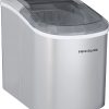 Frigidaire EFIC189-Silver Compact Ice Maker, 26 lb por día, plateado