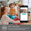 Cámara de interior Kasa Smart (KC100) Spot de TP-Link, cámara de seguridad para el Home & Kitchen inteligente HD de 1080p con visión nocturna, detección de movimiento para monitor de bebé para Pets, funciona con Alexa Echo y Google Home - Imagen 5