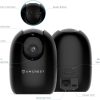 Cámara WiFi Amcrest 1080P para interiores, cámara para niñera, cámara para perros, monitor de sonido y bebé, detección de humanos y Pets, seguimiento de movimiento, con audio bidireccional, aplicación de teléfono, cámara IP inalámbrica panorámica/inclinable, visión nocturna, Home & Kitchen inteligente - Imagen 6