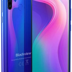 Banerqi Blackview A80 Pro Smartphone Libre (2020), 6.49 Pulgadas, Helio P25 Octa-Core 4GB RAM 64GB ROM, 4680mAh, Cámara 13MP + 8MP + 0.3MP + 0.3MP, 4G Android 9.0, Tarjeta SIM Dual (Azul)