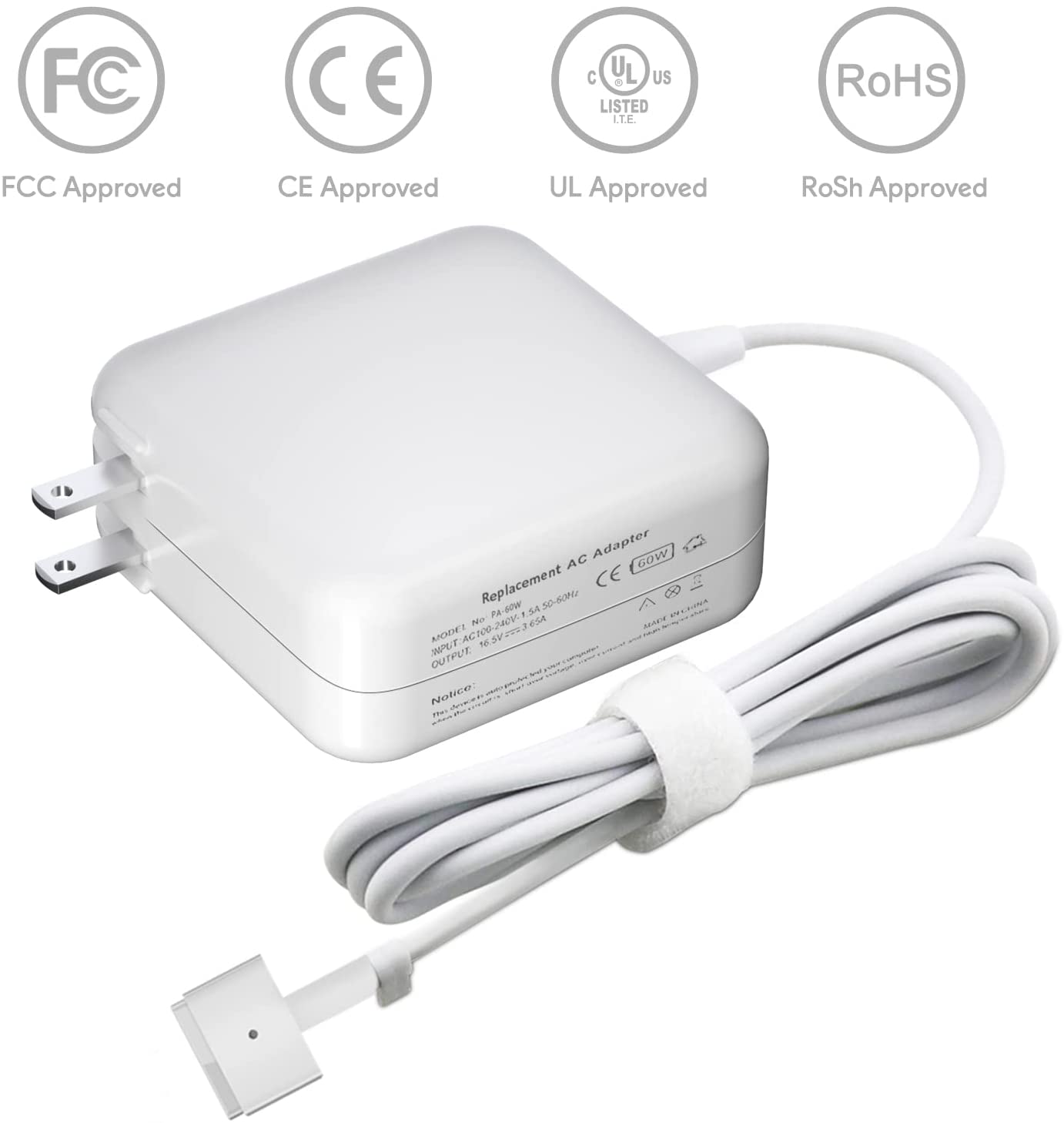 Compatible con Cargador MacBook Pro, Repuesto Magnético 85W T-Tip, Ada LSY