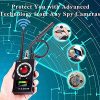 JMDHKK Detector antiespía, detector de errores, detectores de cámara oculta, detector GPS, detector de dispositivo de escáner de señal RF para rastreador GPS Dispositivo de escucha Buscador de cámara - Imagen 4
