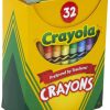 Crayola Crayons, los colores pueden variar, herramientas de arte para niños, 32 unidades - Imagen 3
