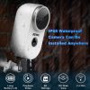 Cámara de seguridad para exteriores, 1080P HD, inalámbrica, recargable, con batería, WiFi, cámara de vigilancia para el Home & Kitchen con impermeable, visión nocturna, detección de movimiento, audio de 2 vías y almacenamiento SD - Imagen 2