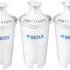 Filtro de agua estándar Brita, filtros de repuesto estándar para jarras y dispensadores, sin BPA, 3 unidades