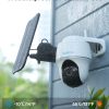 Cámara de seguridad inalámbrica para exteriores, sistema WiFi con energía solar, inclinación panorámica, visión nocturna 2K, conversación bidireccional, funciona con Alexa/Google Assistant/nube para videovigilancia, REOLINK Argus PT con panel solar - Imagen 7