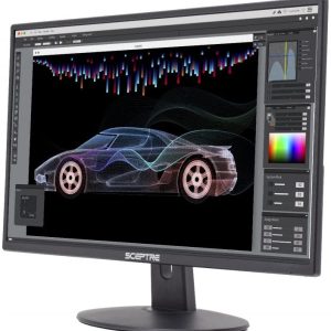 Sceptre Monitor LED profesional delgado de 24 pulgadas, 75 Hz, 1080p, 2 altavoces integrados HDMI VGA, máquina negra (serie E248W-19203R) - Imagen 10