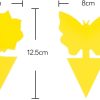 Paquete de 12 trampas adhesivas para moscas de frutas y trampas para mosquitos de hongos para interior y exterior, atrapa insectos de plagas de plantas de casa, no tóxico e inodoro - Imagen 2