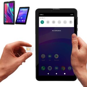 NEW Phablet 7″ Tablet PC Phone Android 4.4 Bluetooth 3G Smartphone Built-in Smart Cover – UNLOCKED