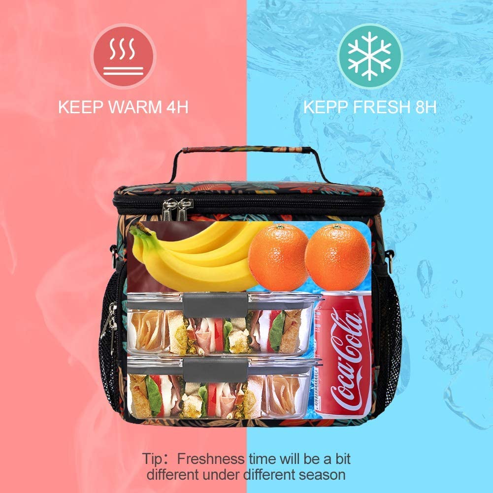 Bolsa de almuerzo reutilizable aislada para oficina, trabajo, escuela,  nevera congelable - AliExpress