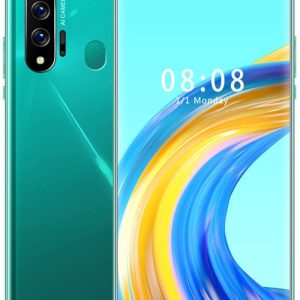 JFGX NOWA6 Pro Smartphone Mobile Phone Unlocked 4G Dual SIM Phone, Android 10.0 Cell Phones Unlocked, 6.5 Inches Waterdrop Full Display, 4800mAh, Octa-Core 8GB+512GB, Face ID,Finger Recognition Cell