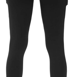 THE GYM PEOPLE Pantalones de yoga gruesos de cintura alta con bolsillos, entrenamiento con control de barriga, mallas de yoga para correr para mujer - Imagen 3