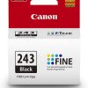 Cartucho de tinta negra Canon PG-243 compatible con impresoras iP2820 MX492, MG2420, MG2520, MG2920, MG2922, MG2924 MG3020, MG2525, TS3120, TS302, TS202 y TR4520 - Imagen 2