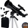 Celestron - Alcance de viaje de 70 mm - Telescopio refractor portátil - Óptica de vidrio totalmente recubierta - Telescopio ideal para principiantes - Paquete de software de astronomía BONUS - Imagen 2