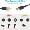 WZXHU - Cargador de repuesto para portátil Lenovo de 65 W para Lenovo Thinkpad T470 T470S T460 E531 E570 E560 L470 L460 L440 T440 T450 T540P X270 X250 X240 ADLX65NLC2A ADLX65NCC3A ADLX65NCC2A adaptador de alimentación de CA - Imagen 2