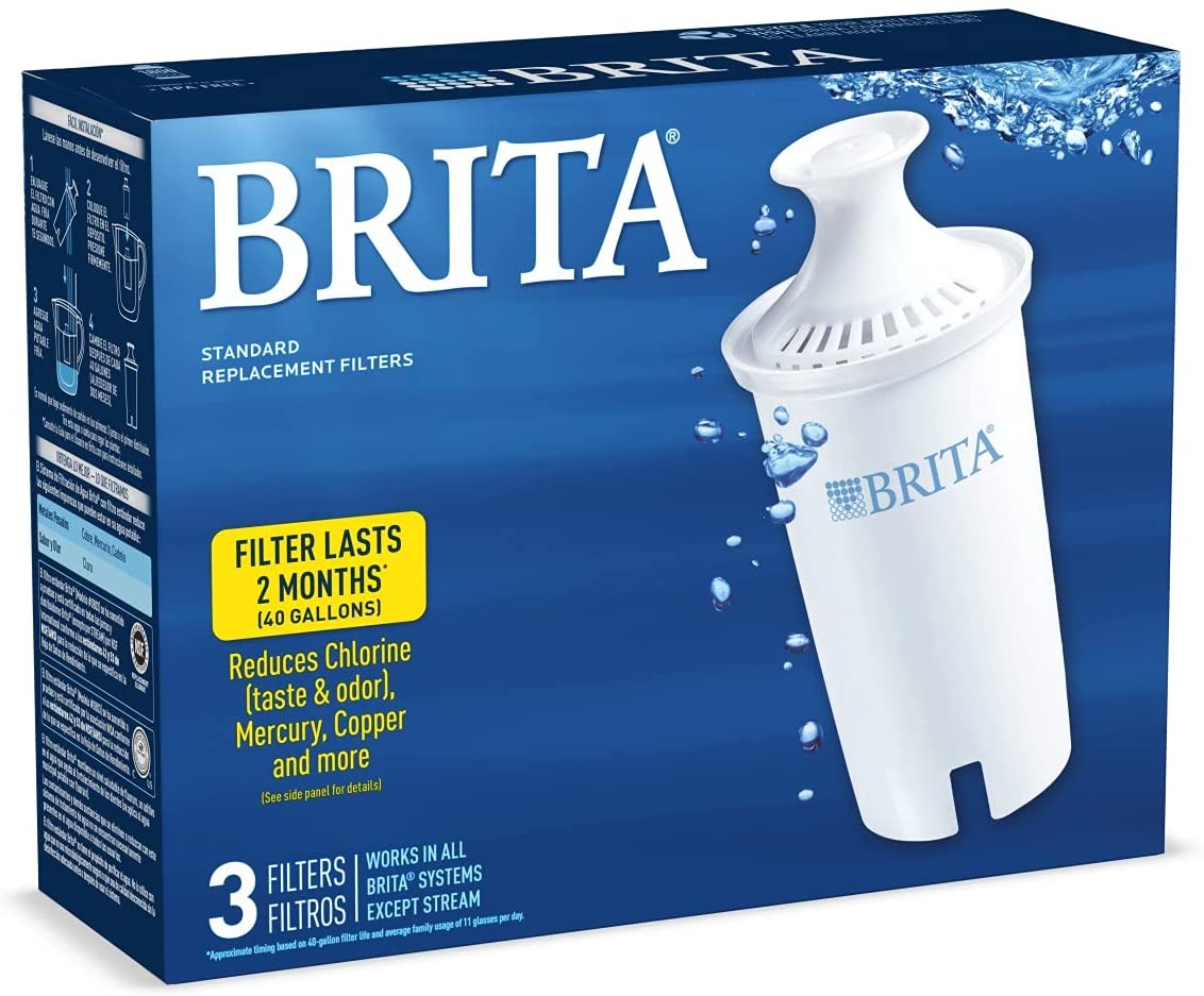 Filtro de recambio para jarra de agua Brita, Estándar, Blanco