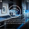 Bombilla LED inteligente GE CYNC, cambio de color, Bluetooth y Wi-Fi habilitado, compatible con Alexa y Google Assistant, regulable, base media, forma de bombilla estándar (1 paquete), el embalaje puede variar - Imagen 5