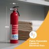 First Alert HOME1 Extintor de incendios estándar recargable para el Home & Kitchen Clasificación UL 1-A:10-B:C, rojo - Imagen 5
