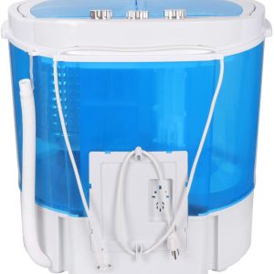 Lavadora portátil ZenStyle Compact Twin Tub 9.9 LB Mini Lavadora de carga superior/Spinner con manguera de entrada de 6.57 FT - Imagen 6