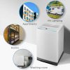 COMFEE' Lavadora portátil de 1.6 pies cúbicos, capacidad de 11 libras, lavadora compacta totalmente automática con ruedas, 6 programas de lavado, lavadora con bomba de drenaje, ideal para apartamentos, caravanas, camping, color blanco marfil - Imagen 5
