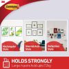 Command - Tiras para colgar cuadros grandes, color negro, soporta hasta 16 libras, 4 pares - Imagen 5