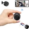 Mini cámaras ocultas WiFi, cámaras espía inalámbricas con transmisión en vivo de audio y video, cámaras de seguridad para el Home & Kitchen HD 1080P, cámara encubierta para niñera, pequeñas cámaras inteligentes con visión nocturna y detección de movimiento
