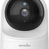 Cámara de monitor de bebé, cámara de seguridad inalámbrica Wansview 1080PHD para el Home & Kitchen, cámara WiFi para Pets para perros y gatos, audio de 2 vías, visión nocturna, funciona con Alexa Q6-W...