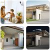 Cámara de seguridad para exteriores, 1080P HD, inalámbrica, recargable, con batería, WiFi, cámara de vigilancia para el Home & Kitchen con impermeable, visión nocturna, detección de movimiento, audio de 2 vías y almacenamiento SD - Imagen 3