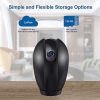 Laview Cámara de seguridad inalámbrica, 360° Auto Patrol Indoor Home Wi-Fi 1080P Pan-Tilt-Zoom Cámara WiFi con visión nocturna, audio bidireccional y detección de movimiento, monitor de Home & Kitchen para bebés - Imagen 7