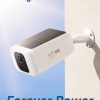 eufy Security SoloCam S40, cámara de seguridad solar, cámara exterior inalámbrica, cámara con batería, panel solar integrado, cámara con foco, resolución 2K, inalámbrica, Wi-Fi de 2,4 GHz, sin cargo mensual - Imagen 2