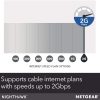 Módem por cable NETGEAR Nighthawk CM1200: compatible con todos los proveedores de cable, incluidos Xfinity de Comcast, Spectrum, Cox | Para planes de cable de hasta 2 Gigabits | 4 puertos Ethernet 1G | DOCSIS 3.1, negro - Imagen 4