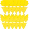 Paquete de 12 trampas adhesivas para moscas de frutas y trampas para mosquitos de hongos para interior y exterior, atrapa insectos de plagas de plantas de casa, no tóxico e inodoro