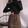 MANGOPOP Mono de manga larga con cuello de tortuga para mujer - Imagen 3