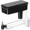 Dispensador de agua filtrada extra grande Brita de 18 tazas con 1 filtro estándar, fabricado sin BPA, UltraMax, negro