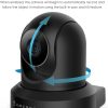 Amcrest 4MP ProHD Cámara WiFi para interiores, cámara IP de seguridad con panorámica/inclinación, audio bidireccional, visión nocturna, visualización remota, 2,4 GHz, 4 megapíxeles a 30 FPS, FOV amplio de 90°, IP4M-1041B (negro) - Imagen 4