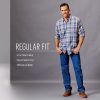 Wrangler Authentics Jean clásico de 5 bolsillos de ajuste regular para hombre - Imagen 6