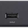 Estación de acoplamiento de tres pantallas Dell USB 3.0 Ultra HD/4K (D3100), negra