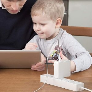 Cargador para Mac Book Pro - Adaptador de corriente de cargador USB C de 100 W compatible con MacBook Pro 16, 15, 14, 13 pulgadas, MacBook Air de 13 pulgadas, iPad Pro 2021/2020/2019/2018, cable USB C a C de 7.2 pies incluido - Imagen 9