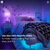Bombilla LED inteligente GE CYNC, cambio de color, Bluetooth y Wi-Fi habilitado, compatible con Alexa y Google Assistant, regulable, base media, forma de bombilla estándar (1 paquete), el embalaje puede variar - Imagen 2