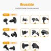 GOOACC - GRC-47 Clips universales de plástico para guardabarros, 200 piezas Clips de remache de sujeción de parachoques con 6 clips de retención de carrocería de tamaño Parachoques, reemplazo de guardabarros de automóvil para GM, Ford y Ch - Imagen 6