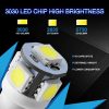 Marsauto 194 Bombilla LED 6000K 168 T10 2825 5SMD Bombillas LED de repuesto para cúpula de coche, mapa, puerta, cortesía, luces de matrícula (paquete de 10) - Imagen 5
