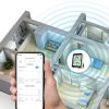 Govee Termómetro higrómetro digital Bluetooth para interiores, medidor de sensor de temperatura y humedad de la habitación con monitoreo remoto de aplicaciones, pantalla LCD grande, alertas de notificación, exportación de almacenamiento de datos de 2 años, negro - Imagen 4
