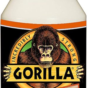 Gorilla Ultimate Pegamento impermeable para madera, 8 onzas, color de madera natural, (paquete de 1)