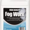 FogWorx Extreme High Density Fog Juice Gallon - Líquido de máquina de niebla a base de agua de larga duración, alto rendimiento e inodoro - para máquinas de 400 a 1500 vatios