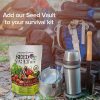 Survival Vegetable Seeds Garden Kit Más de 16,000 semillas Non-GMO y Heirloom, ideal para emergencias Bugout Survival Gear 35 Variedades Semillas para plantar vegetales 35 Marcadores de plantas gratis Conceptos básicos para jardineros - Imagen 6
