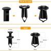 GOOACC GRC-70 35PCS Motor debajo de la cubierta Splash Shield Guard Body Bolts Parachoques Fender Liner Push Retainer Fastener Rivet Clips - Imagen 3