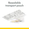 Bolsas de almacenamiento de leche materna Medela, 25 unidades, bolsas de almacenamiento de leche materna listas para usar para lactancia, bolsa de pie, perfil plano que ahorra espacio, presellado higiénico, 6 onzas, blanco - Imagen 6