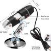 Endoscopio de aumento Jiusion de 40 a 1000x, microscopio digital USB 2.0 de 8 LED, mini cámara con adaptador OTG y soporte de metal, compatible con Mac Window 7 8 10 Android Linux - Imagen 3